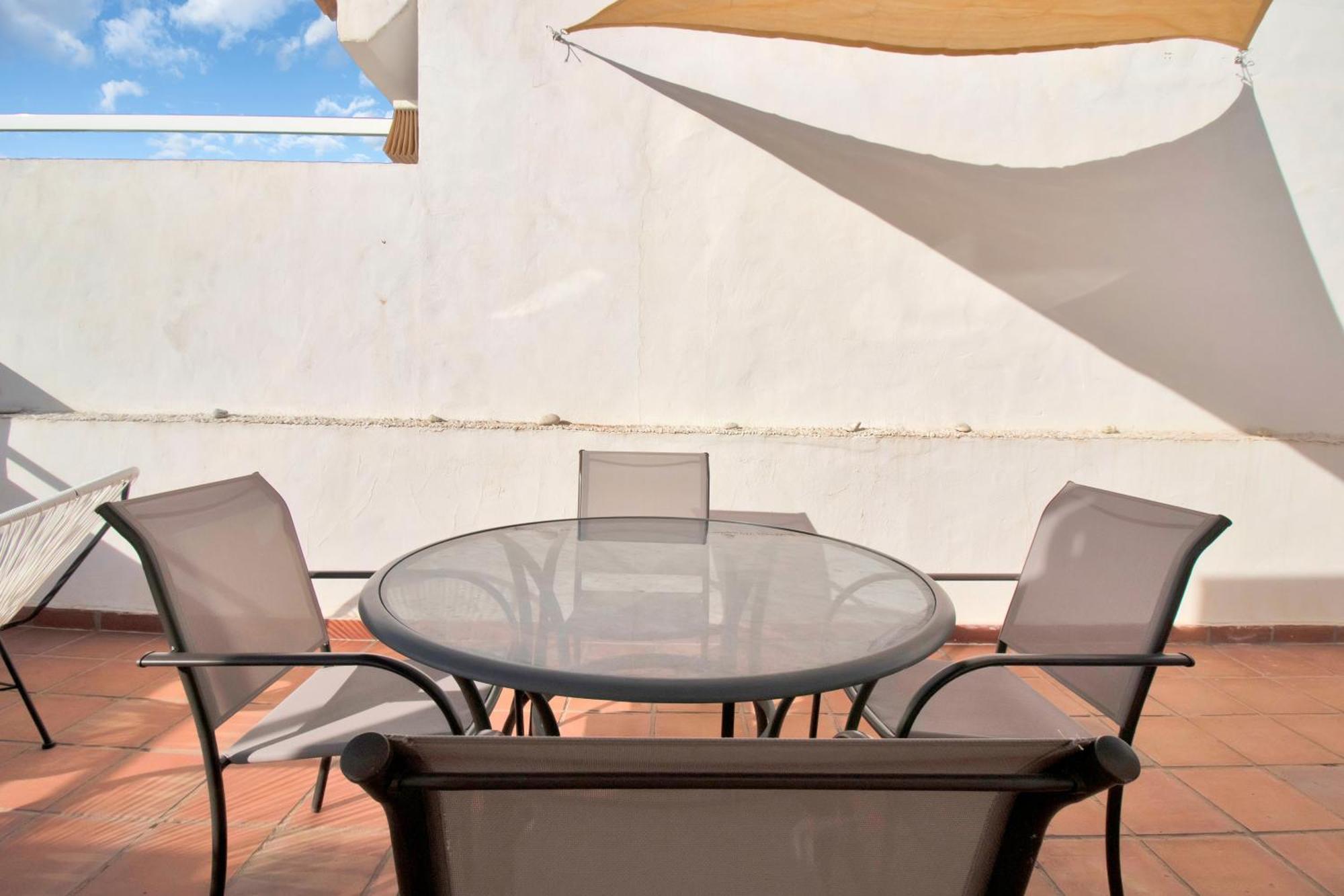 Ferienwohnung Duplex Estilo Boho Con Increible Terraza Y Vistas Al Mar En Estepona - Las Abejeras 609 Exterior foto