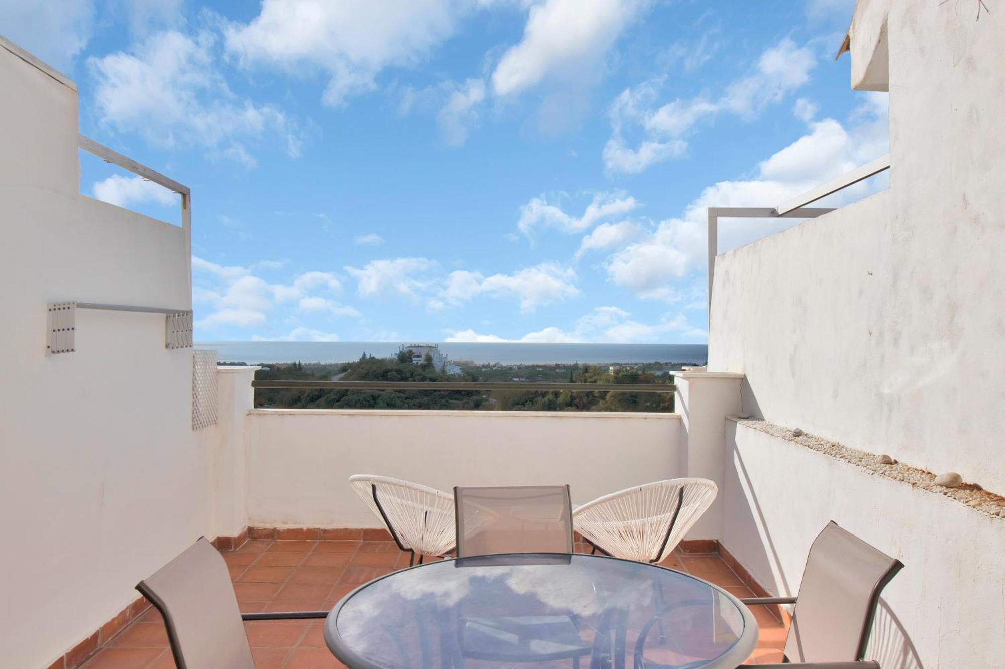 Ferienwohnung Duplex Estilo Boho Con Increible Terraza Y Vistas Al Mar En Estepona - Las Abejeras 609 Exterior foto