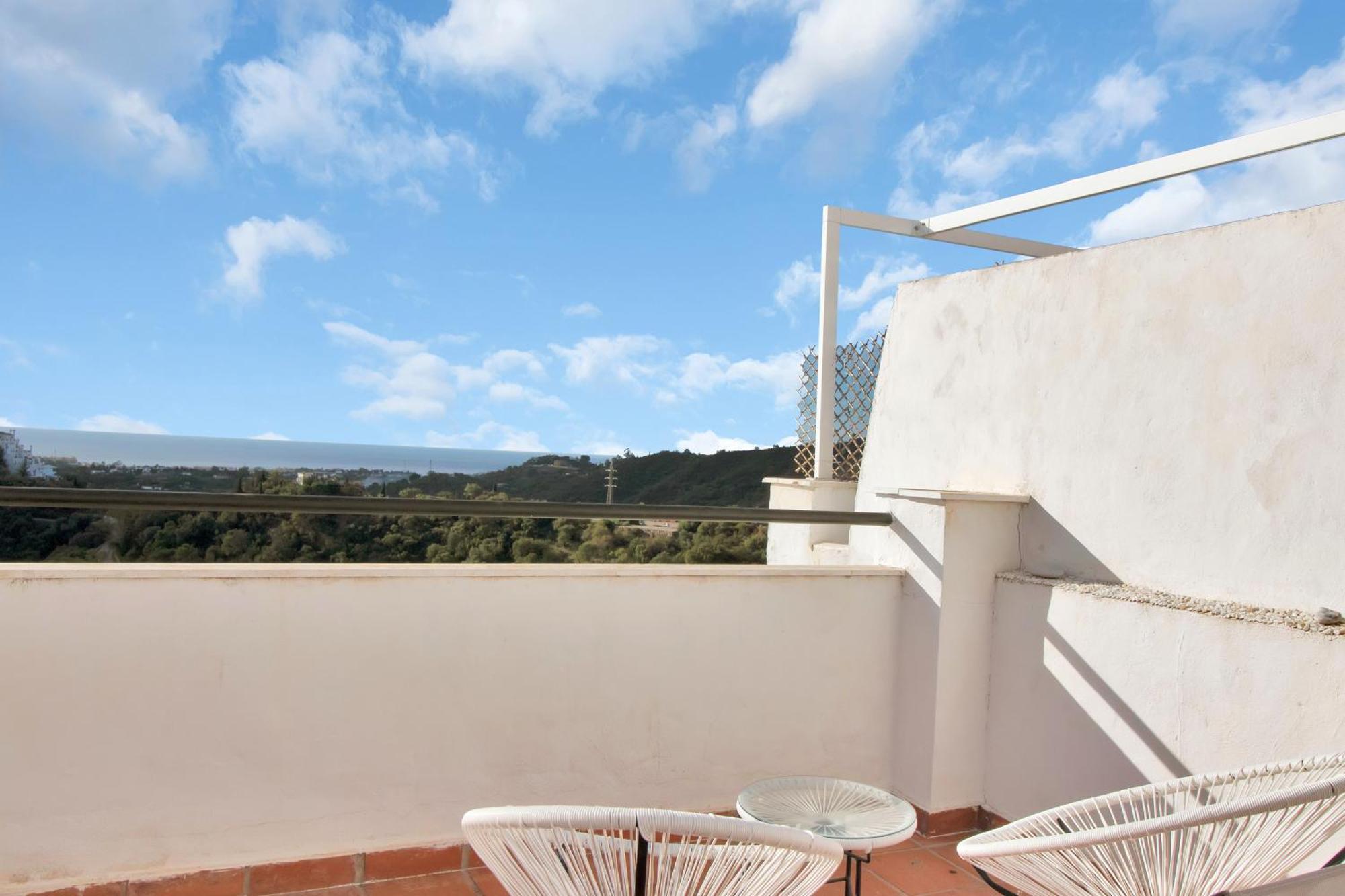 Ferienwohnung Duplex Estilo Boho Con Increible Terraza Y Vistas Al Mar En Estepona - Las Abejeras 609 Exterior foto